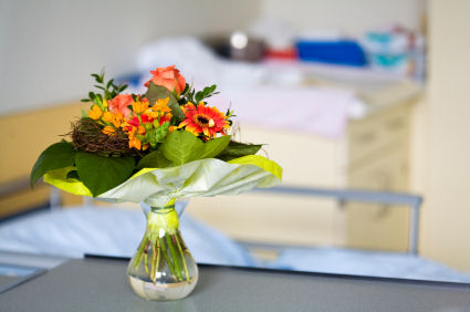 Afbeeldingsresultaat voor flowers in hospital room